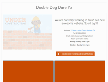 Tablet Screenshot of doubledogdareya.com
